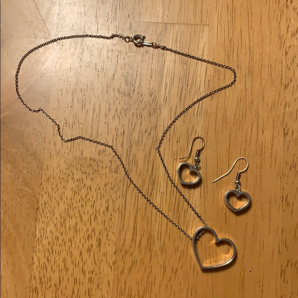 Tiffany and Company necklace and earring set.